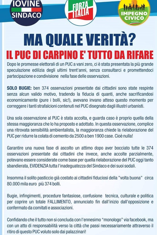 Puc manifesto marigliano