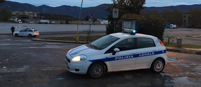 nola - piazza d'armi - polizia municipale