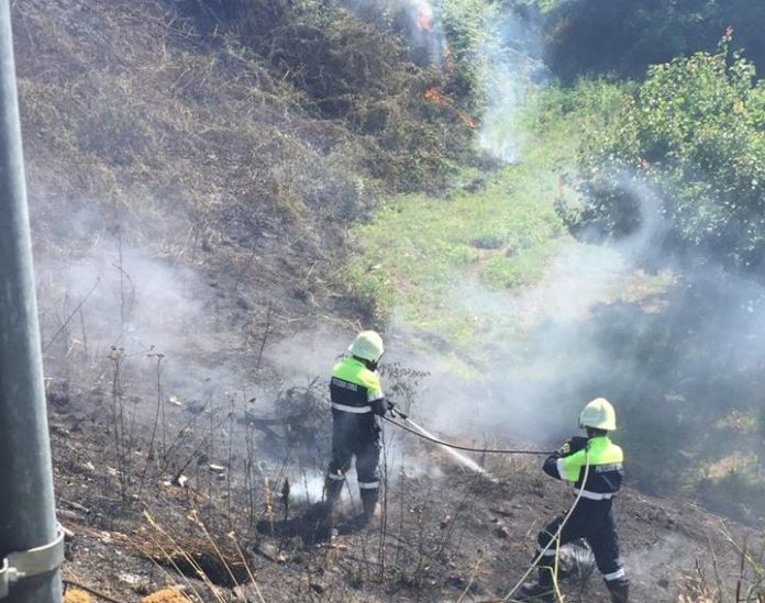 intervento antincendio Prot Civ