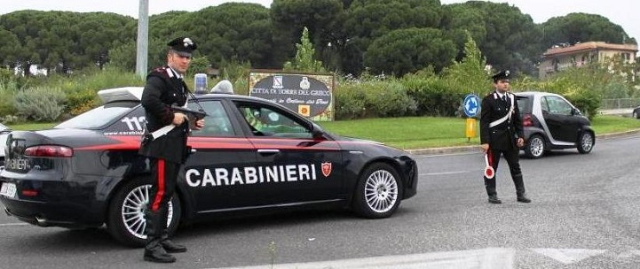 Carabinieri Torre del Greco - posto di blocco