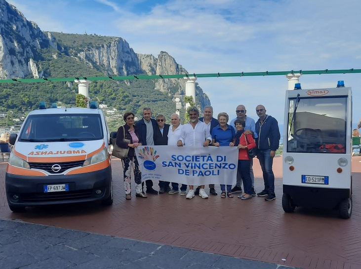La San Vincenzo De Paoli di Capri, celebra il 40° anniversario trasporto  ammalati - La Provincia Online